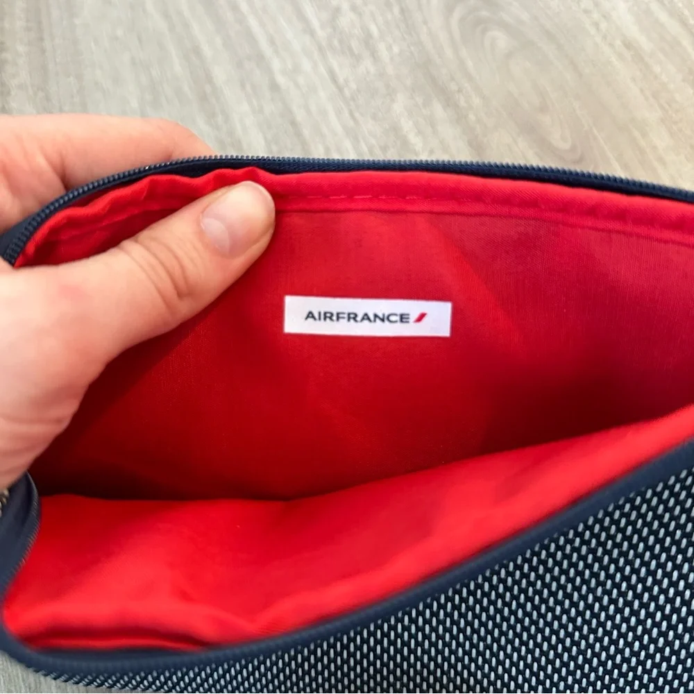 Air France Business Class Cosmetic Zip Pouch